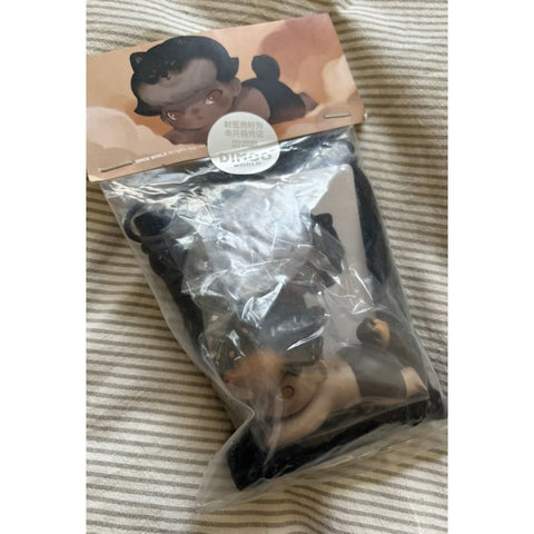 DIMOO Lay Down Black Shiba Inu Limited Figure
