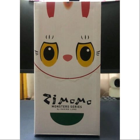 Labubu The Monsters Zimomo Maneki White 2019 LIMITED