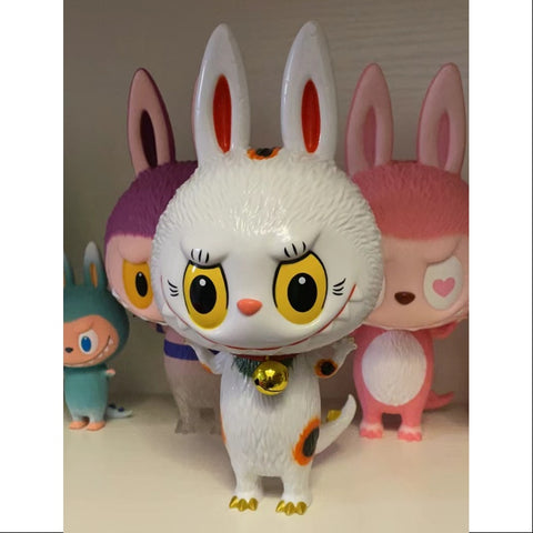 Labubu The Monsters Zimomo Maneki White 2019 LIMITED