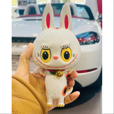 Labubu The Monsters Zimomo Maneki White 2019 LIMITED