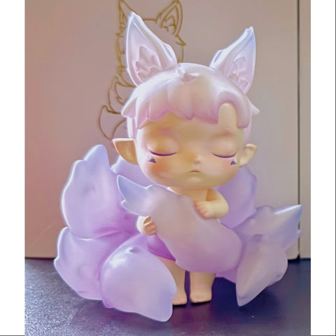 Hacipupu Nine Tailed Fox Pink Figurine Art Toy 2024 Limited