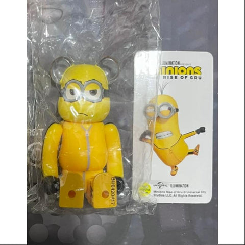 Set De 2 Bearbrick Minions Kevin Chrome Set De 2 Bearbrick Minions Kevin Chrome