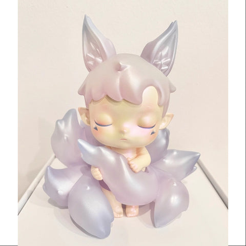 Hacipupu Nine Tailed Fox Pink Figurine Art Toy 2024 Limited