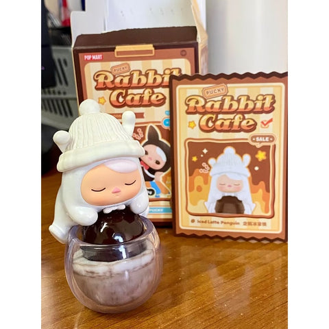 PUCKY Rabbit Cafe Series Iced Latte Penguin