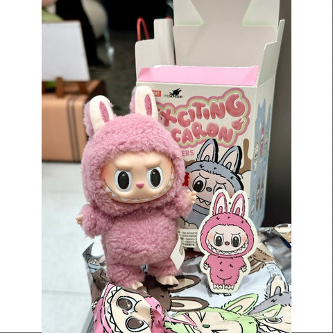 Labubu The Monsters Etciting Macaron Plush Series Lychee Berry