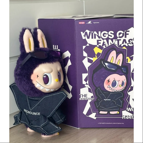 Labubu The Monsters x PRONOUNCE WINGS OF FANTASY Vinyl Plush Doll 2024 LIMITED