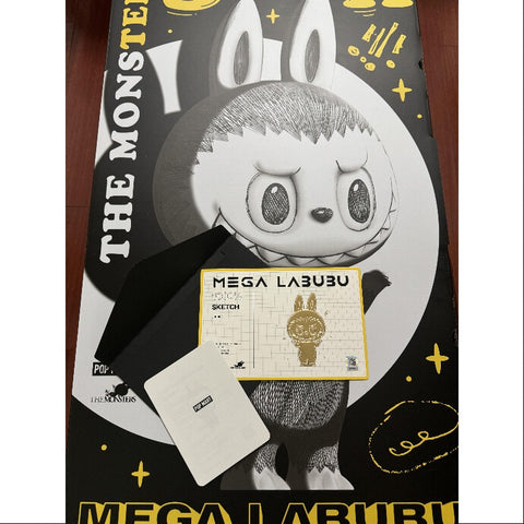 Labubu The Monsters MEGA Labubu 1000% Sketch 2024 LIMITED