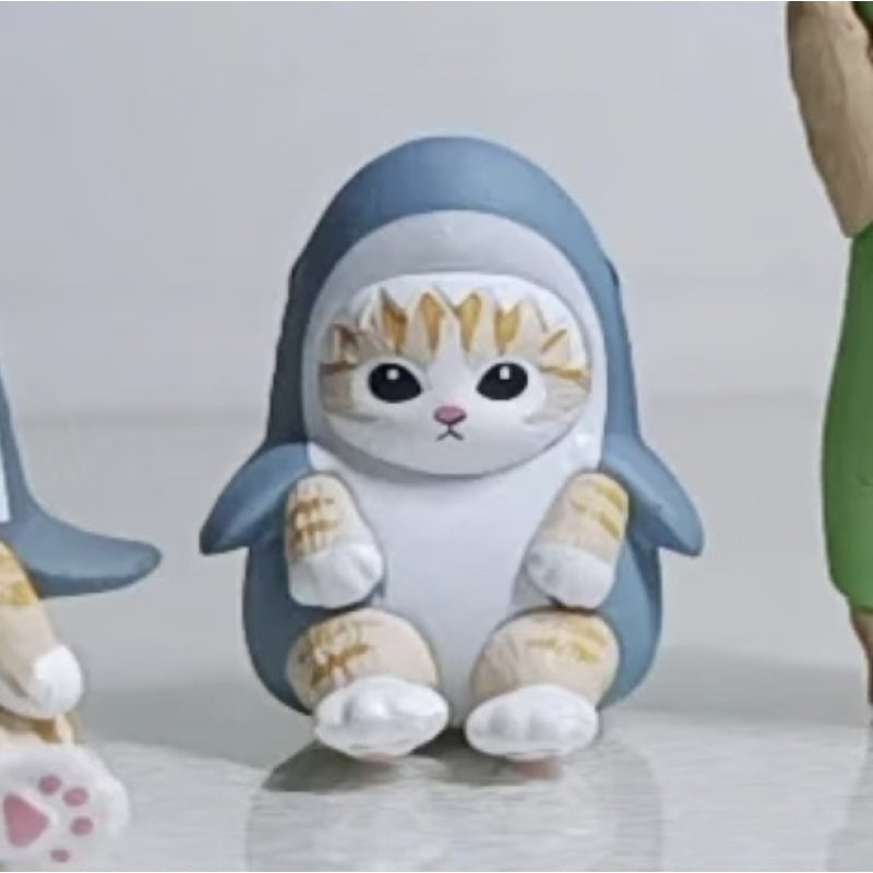 Mofusand Don't Want To Be a Cat Mini Blind Bag Series: Shark Cat Hairball (Confirmed Style)