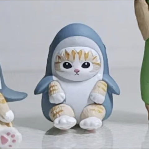 Mofusand Don't Want To Be a Cat Mini Blind Bag Series: Shark Cat Hairball (Confirmed Style)