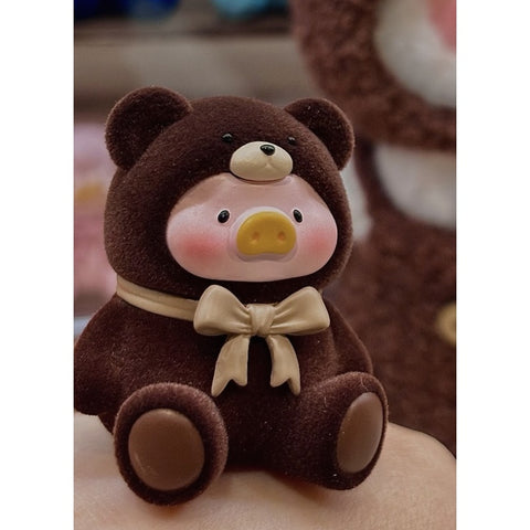LuLu the Piggy Teddy Mini Season 1 Blind Bag Series: Gentle Plush Brown (SSR 1/64) (Confirmed Style)