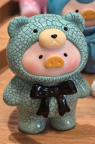 LuLu the Piggy Teddy Mini Ore Collection Blind Bag Series: Turquoise (SSR 1/64) (Confirmed Style)