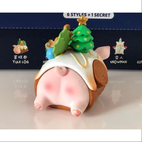 LuLu the Piggy Christmasland Series Yule Log