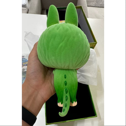 Labubu The Monsters Zimomo Fuzzy Moss Green Figurine 2024 PTS Limited
