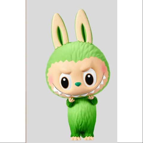 Labubu The Monsters Zimomo Fuzzy Moss Green Figurine 2024 PTS Limited