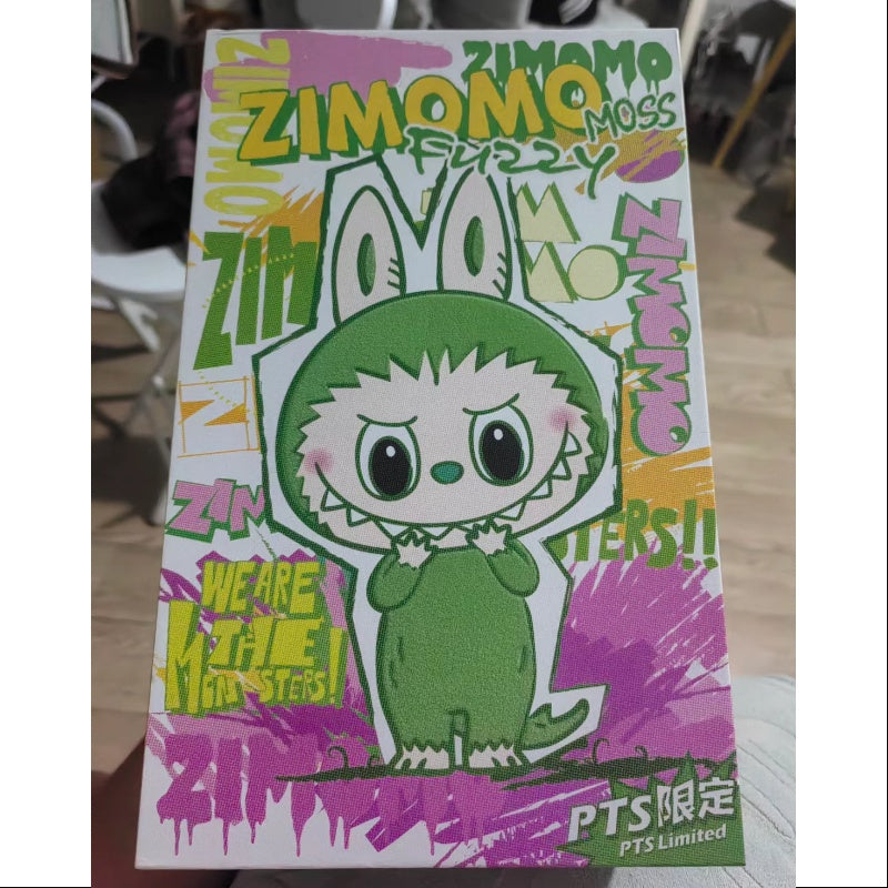Labubu The Monsters Zimomo Fuzzy Moss Purple Figurine 2024 PTS Limited