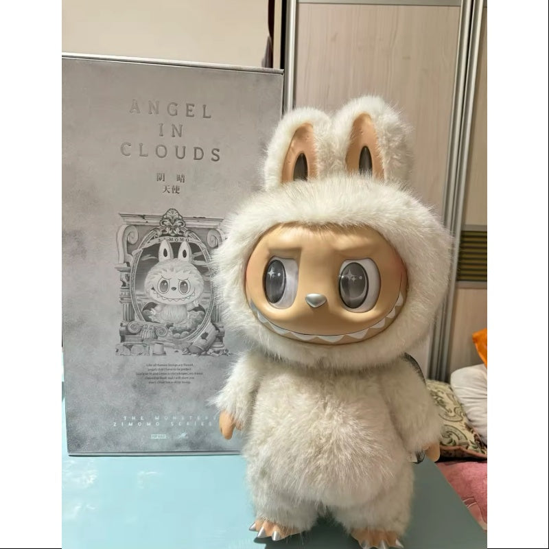 Labubu The Monsters Zimomo Angel in Clouds Vinyl Plush Doll 2024 Limit ...