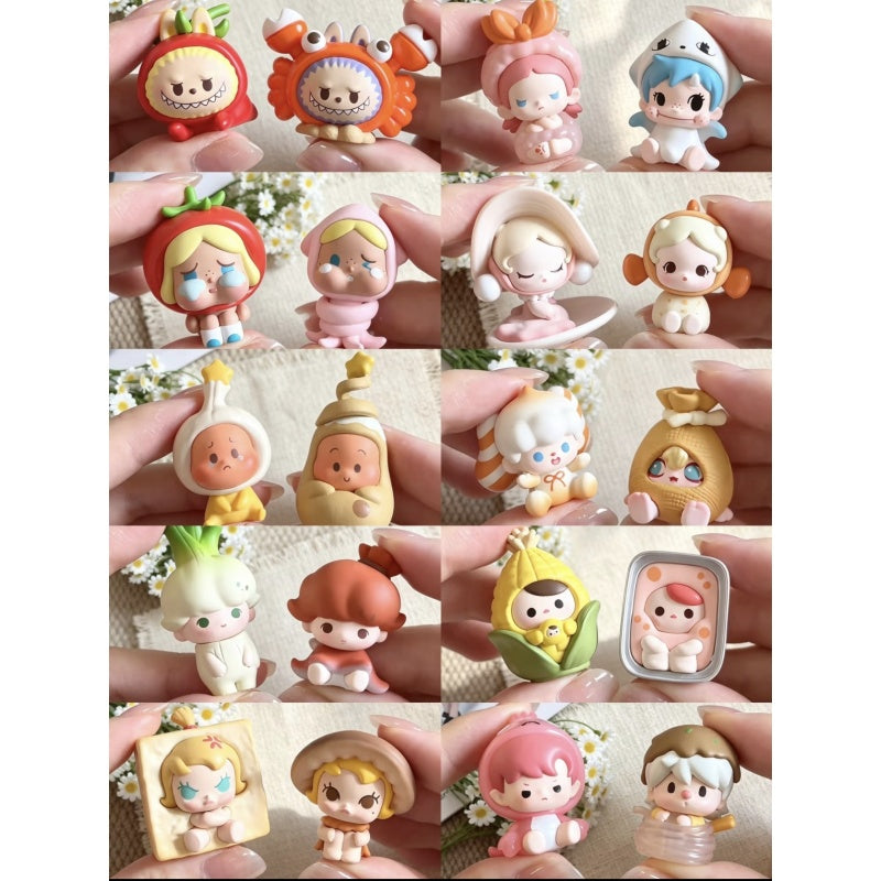 Pop Mart Dip For Fun Pop Bean Blind Box Series: Whole Set (Opened Box)