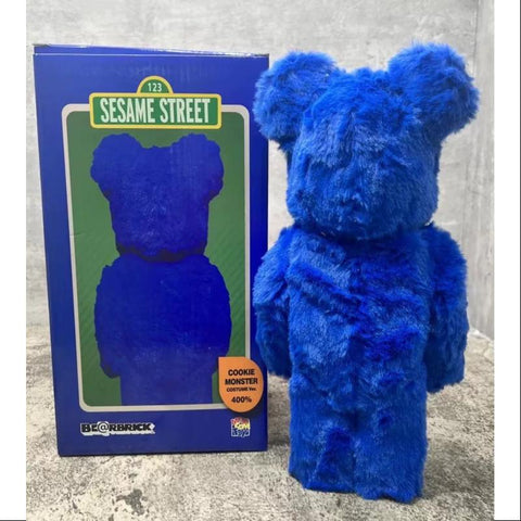 Bearbrick Sesame Street Cookie Monster Costume Ver.400% Be@rbrick 2024 Limited