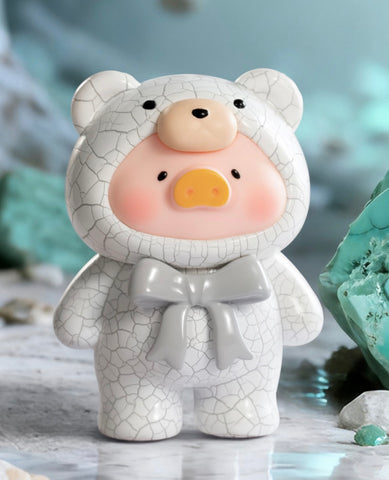 LuLu the Piggy Teddy Mini Ore Collection Blind Bag Series: White Turquoise (SSR 1/64) (Confirmed Style)