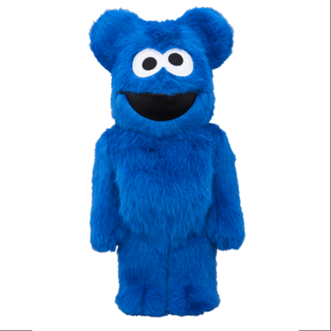 Bearbrick Sesame Street Cookie Monster Costume Ver.400% Be@rbrick 2024 Limited