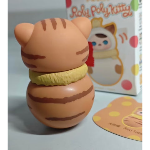 PUCKY Roly Poly Kitty Series Red Tabby