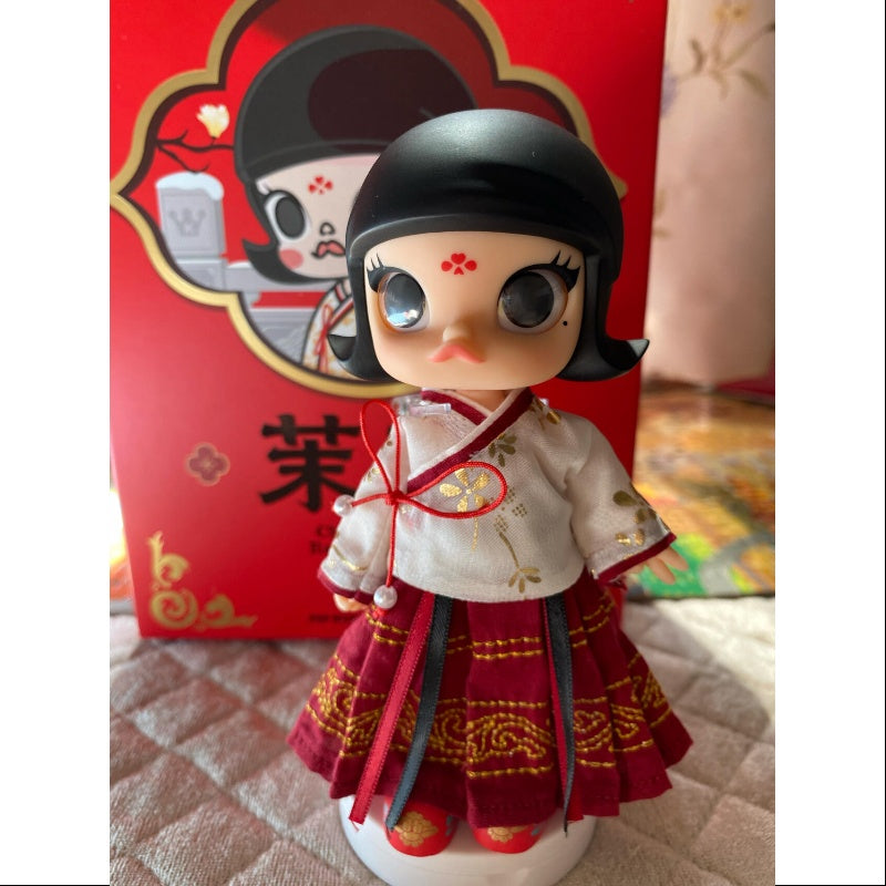 MOLLY Chinese Style Red Skirt BJD Action Figure 2020