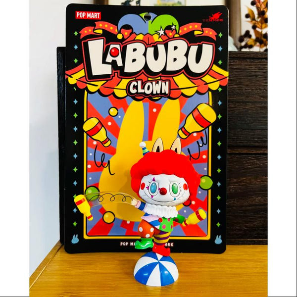 Pop Mart Labubu The Monsters Clown フィギュア Labubu THE MONSTERS CLOWN FIGURE LIMITED – TOYSEZ