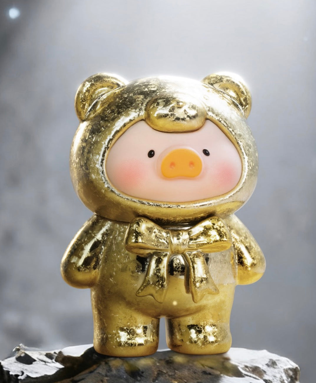 LuLu the Piggy Teddy Mini Ore Collection Blind Bag Series: Golden Meteorite (UR 3/320) (Confirmed Style)