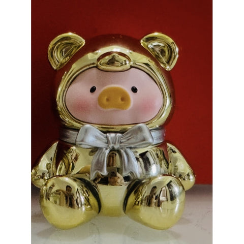 LuLu the Piggy Teddy Mini Season 1 Blind Bag Series: Starry Sparkle Gold (UR 3/320) (Confirmed Style)