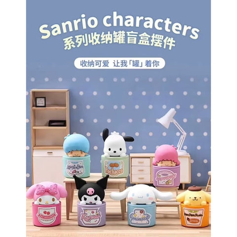 Sanrio Characters Storage Jar Series Whole Set Brand New With Plastic