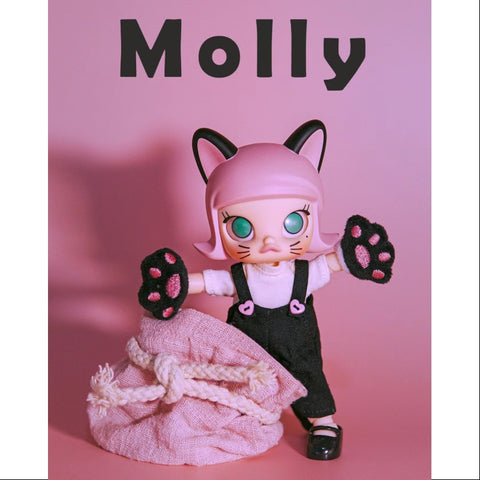 MOLLY Black Cat BJD Action Figure 2020 Pink