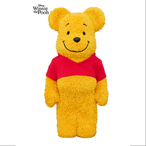 Bearbrick Winnie the Pooh Costume Ver.(Pile Fabric) 400% Be@rbrick 2024 Limited