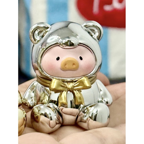 LuLu the Piggy Teddy Mini Season 1 Blind Bag Series: Starry Sparkle Silver (UR 3/320) (Confirmed Style)