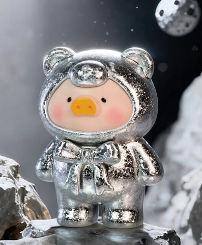 LuLu the Piggy Teddy Mini Ore Collection Blind Bag Series: Silver Meteorite (UR 3/320) (Confirmed Style)