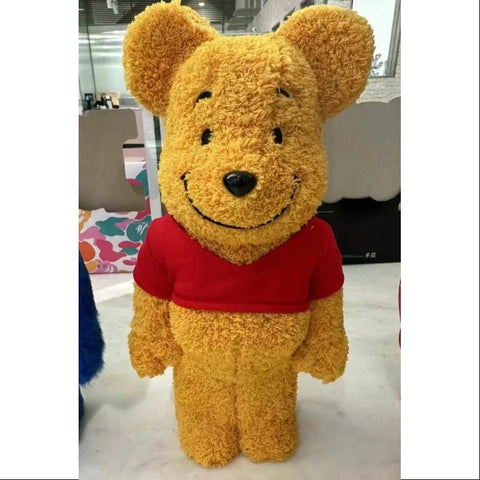 Bearbrick Winnie the Pooh Costume Ver.(Pile Fabric) 400% Be@rbrick 2024 Limited