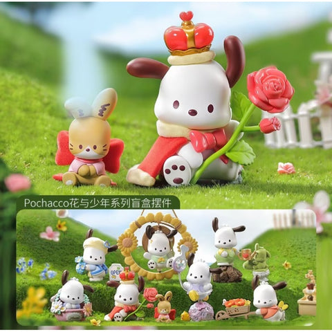 Sanrio Characters Pochacco Flower & Childhood Series Whole Set Brand New With Plastic