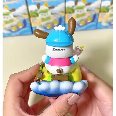 Sanrio Characters Pochacco Holiday Beach Series Rowing boat