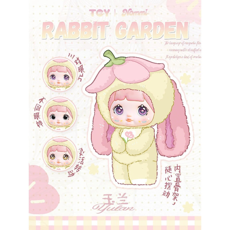 Nommi Garden Rabbit Vinyl Plush Doll Series Yulan – TOYSEZ