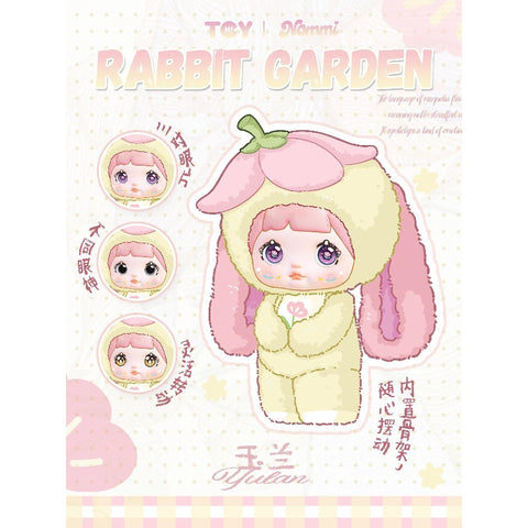 Nommi Garden Rabbit Vinyl Plush Doll Series Yulan