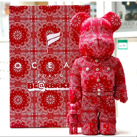 Bearbrick Ocean Tokyo 400% & 100% Be@rbrick 2024 Limited