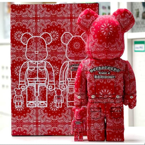 Bearbrick Ocean Tokyo 400% & 100% Be@rbrick 2024 Limited