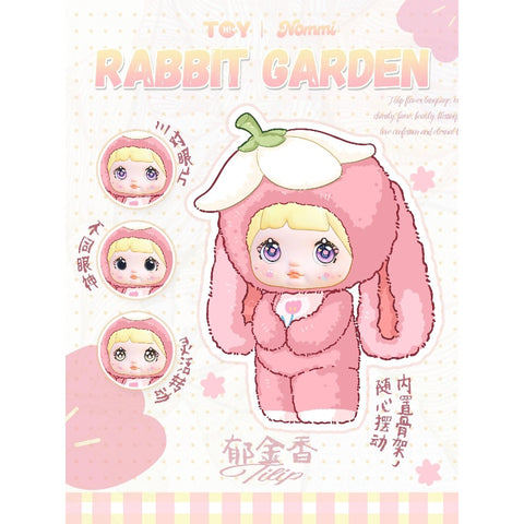Nommi Garden Rabbit Vinyl Plush Doll Series Tulip