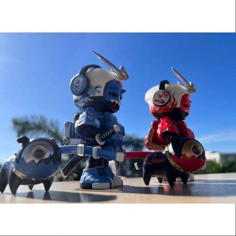 MR.BONE BUSHIDO GIFT BOX SET RED & BLUE LIMITED