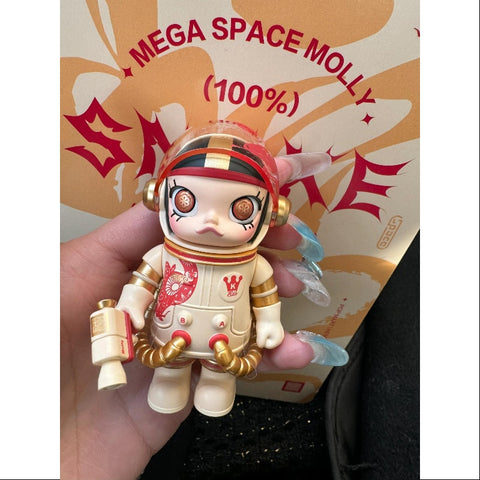 MEGA SPACE MOLLY 100% Snake New Year White 2025 Limited