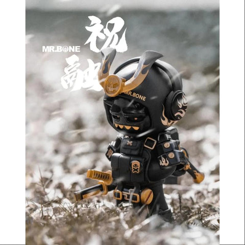 MR.BONE BLACK BUSHIDO GIFT BOX RARE LIMITED