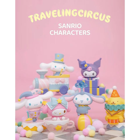 Sanrio Characters Traveling Circus Series Whole Set Opened