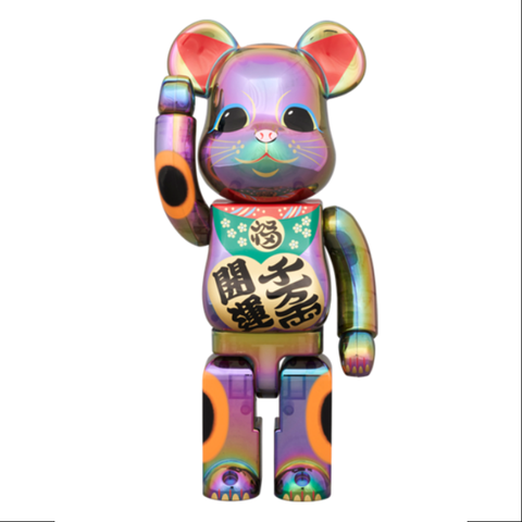 Bearbrick Lucky Cat Tokyo Solamachi Maneki Neko 400% & 100% Be@rbrick 2024 Limited