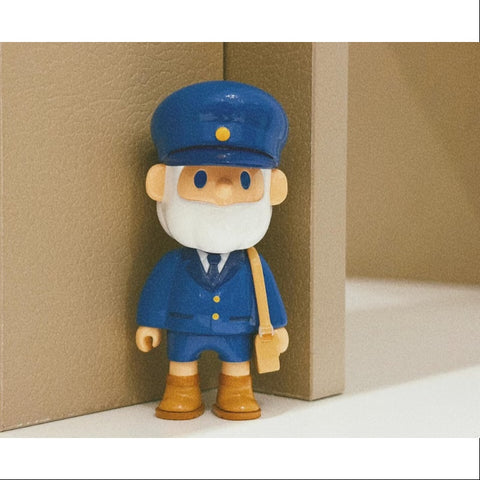 FARMER BOB Color Series Navy-Postman