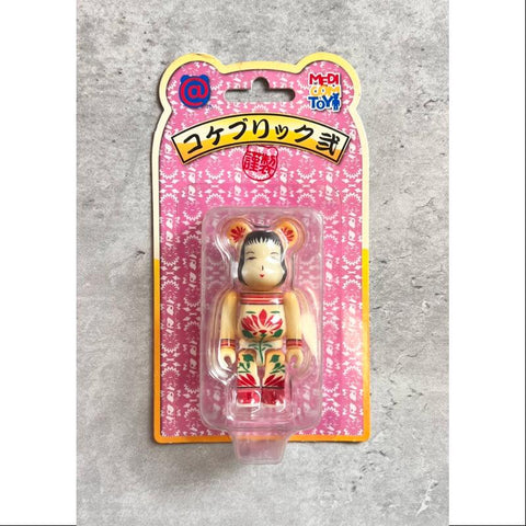 Bearbrick Kokeshi Lotus Princess 100% Limited Medicom Be@rbrick