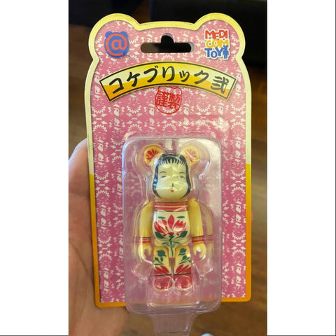 Bearbrick Kokeshi Lotus Princess 100% Limited Medicom Be@rbrick